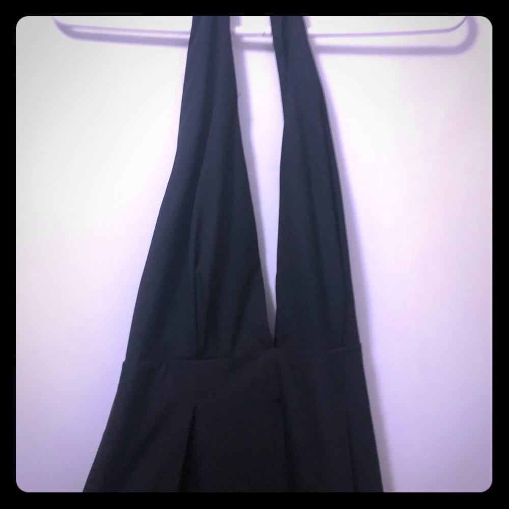 Black pants suit